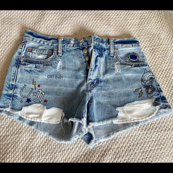 NWT Fun AE Denim Shorts - Picture 2 of 9